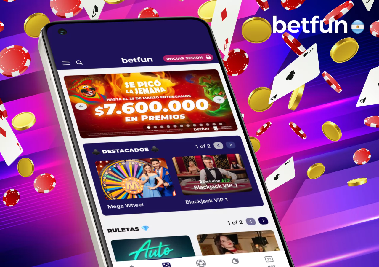 App del casino más popular de Argentina para móviles