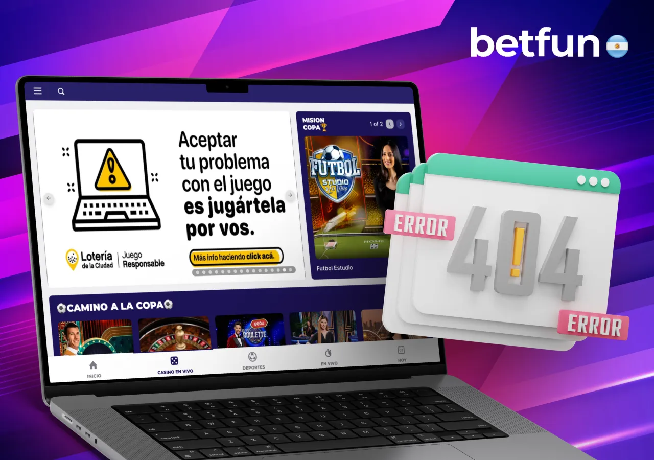 Problemas con el casino en línea Betfun