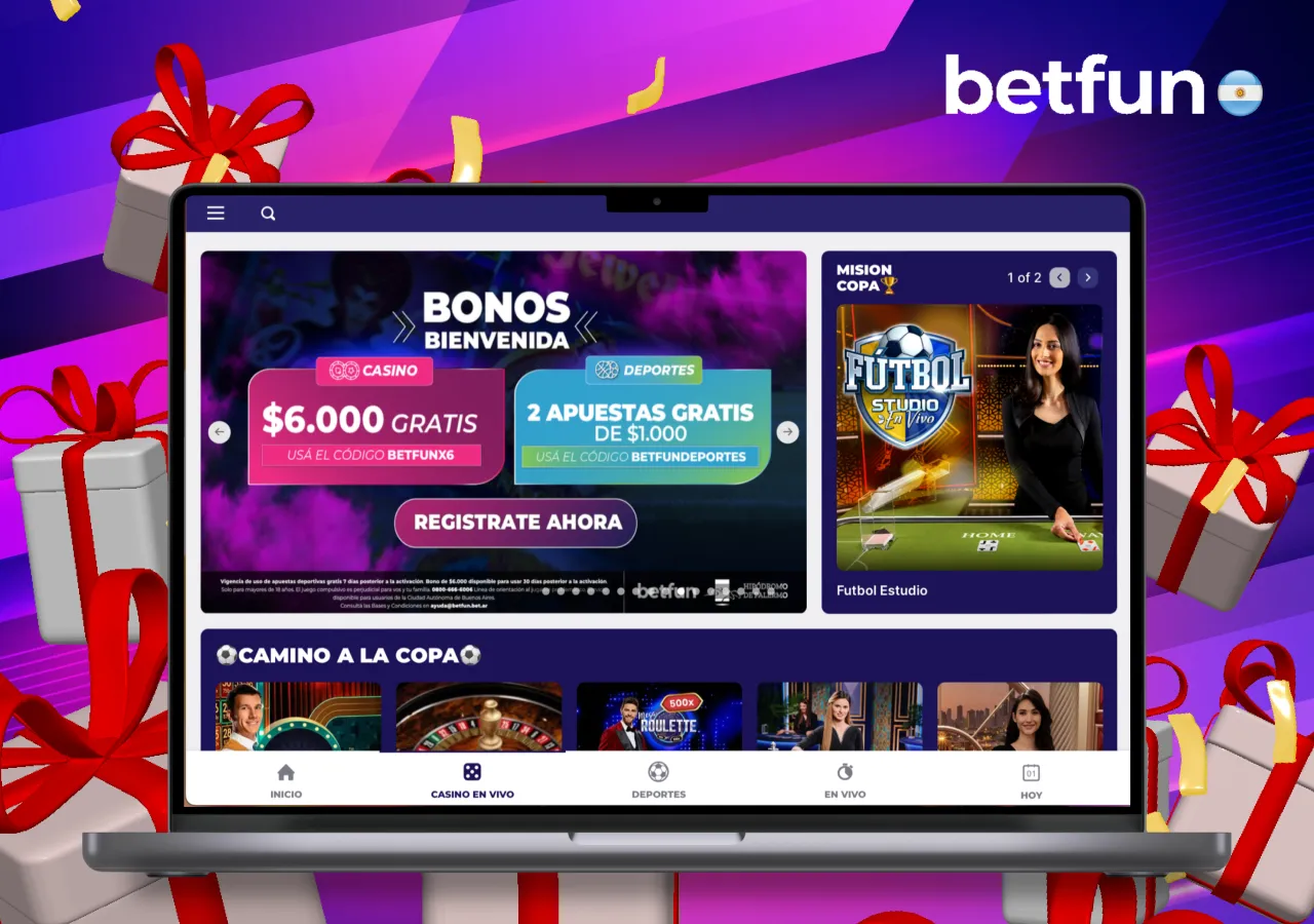 Ofertas de bonos para usuarios del casino Betfun